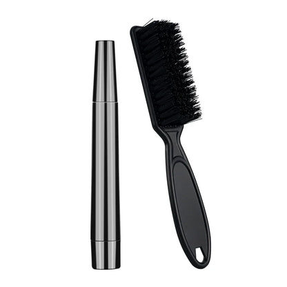 Beard Pen Filler Set Barber Styling Pencil with Brush Natural Finish Cover Facial Hair Patches Tool for Men Cosmetic Styling